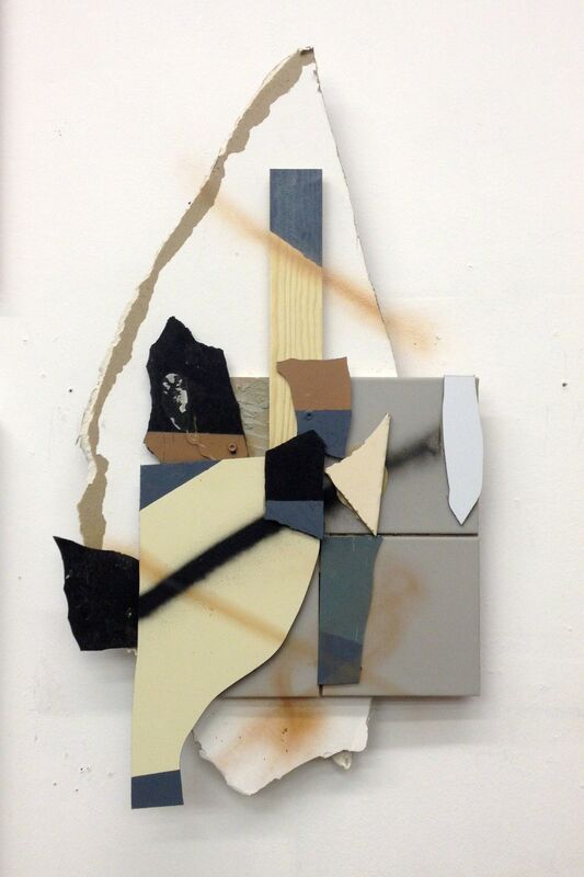 Clemens Behr, ‘Splitterrelief #3’, 2013, Mixed Media, Tiles, Wood, Alubond, Plasterboard,Spraypaint