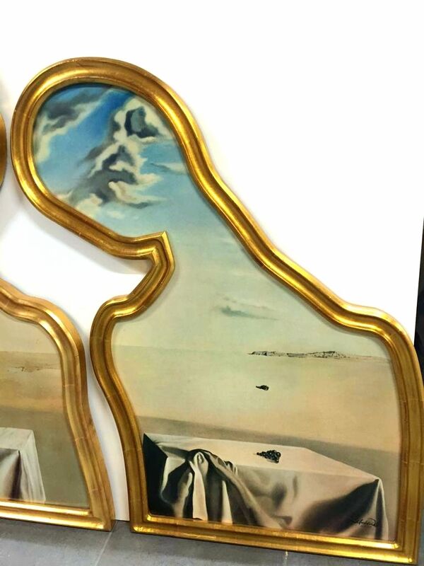 Salvador Dalí, ‘Couple aux têtes pleines de nuages’, ca. 1990, Print, 2 granolithographs on wood, Samhart Gallery