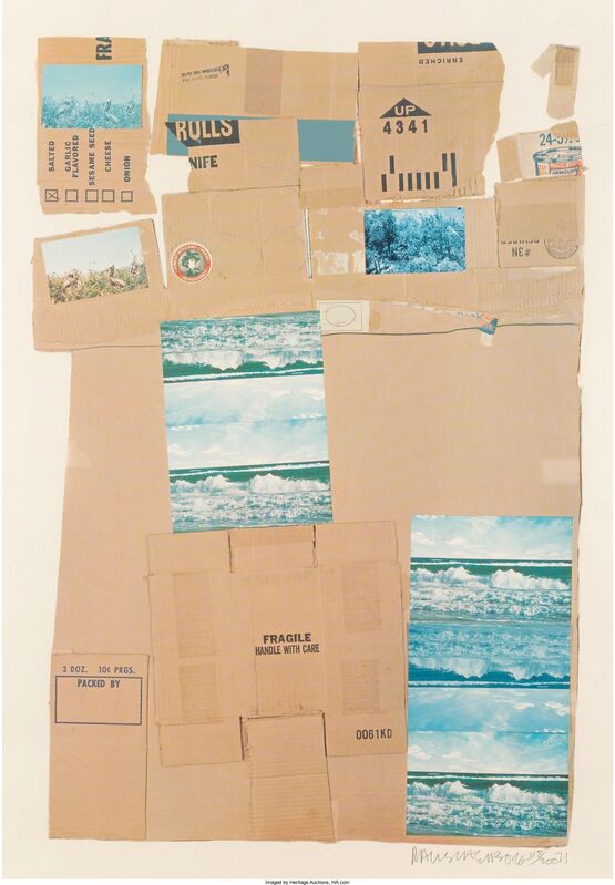 Robert Rauschenberg, ‘General Delivery’, 1971, Print, Screenprint and offset lithograph in colors with collage, Heritage Auctions