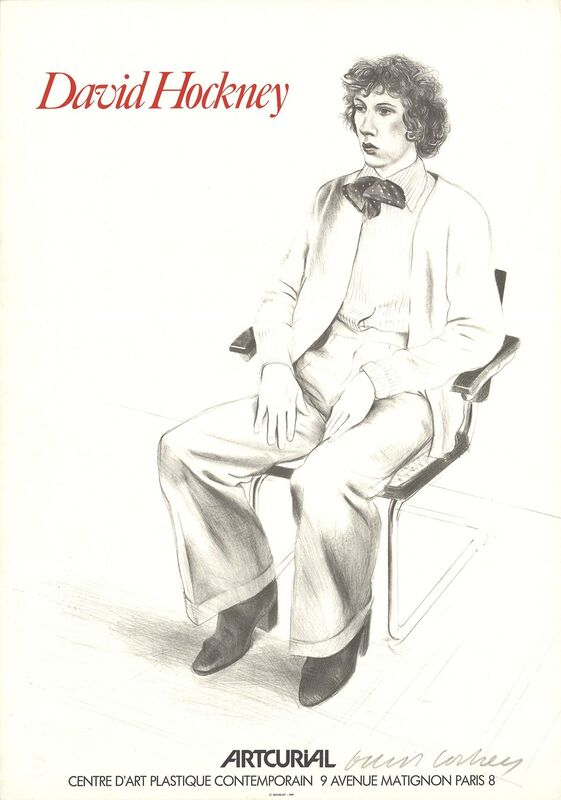 David Hockney, ‘Artcurial, Gregory Evans’, 1979, Ephemera or Merchandise, Lithograph, ArtWise