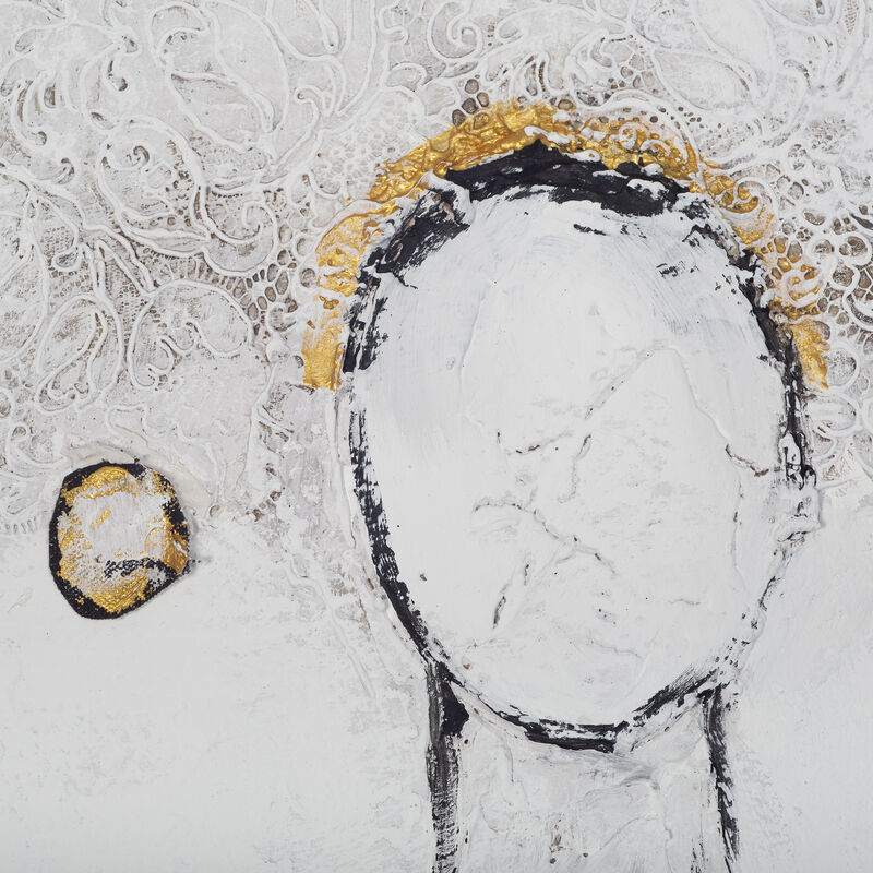 Vladimir Prodanovich, ‘White Queen’, 2019, Painting, Mixed Media, Ai Bo Gallery