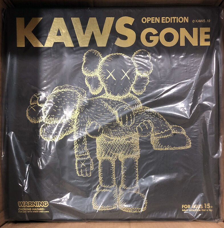 KAWS, ‘KAWS GONE Black Companion (KAWS black Gone)’, 2019, Ephemera or Merchandise, Vinyl paint, cast resin figurine., Lot 180 Gallery