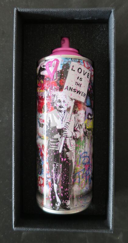Mr. Brainwash, ‘ Love Is The Answer Pink’, 2019, Sculpture, Can Spray, Gallery 55 TLV