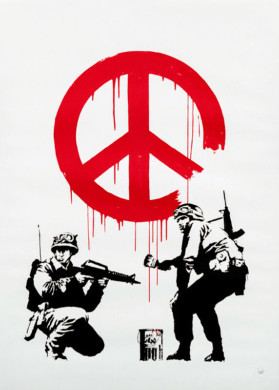 Banksy, ‘CND Soldiers’, 2005, Print, Screenprint in colors on wove paper with full margins, MoonStar Fine Arts Advisors