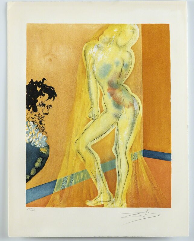 Salvador Dalí, ‘The Chevalier's Dream of Cecile’, 1969, Print, Print, Modern Artifact