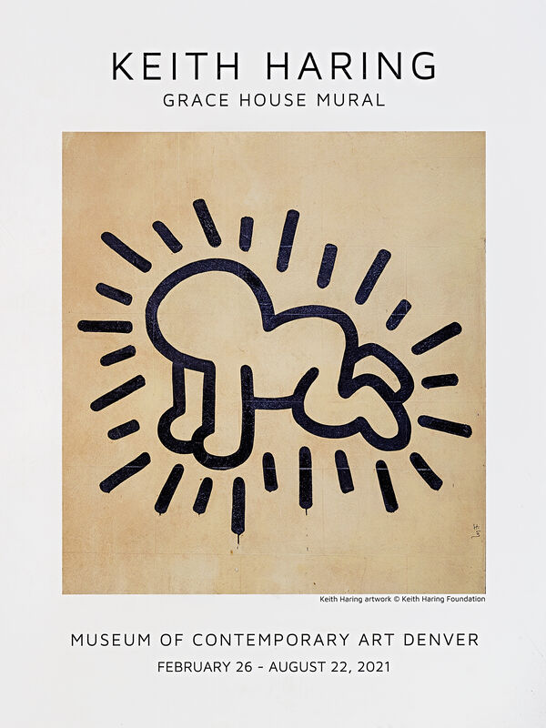 Keith Haring, ‘Grace House Mural’, 2021, Ephemera or Merchandise, Museum Of Contemporary Art Denver exhibition poster, Tate Ward Auctions