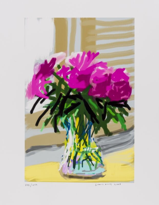 David Hockney, ‘iPhone drawing ‘No. 535’, 28th June 2009’, 2009, Print, Inkjet print in colours, Forum Auctions