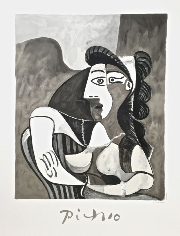 Pablo Picasso, ‘Femme Accoudee au Fauteuil’, 1982, Reproduction, Lithograph on Arches paper, Art Commerce