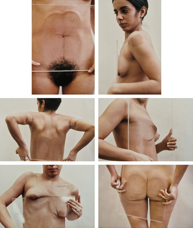 Ana Mendieta, ‘Untitled (Glass on Body Imprints)’, Photographed in 1972 and printed in 1997, Photography, Suite of six color photographs, Phillips