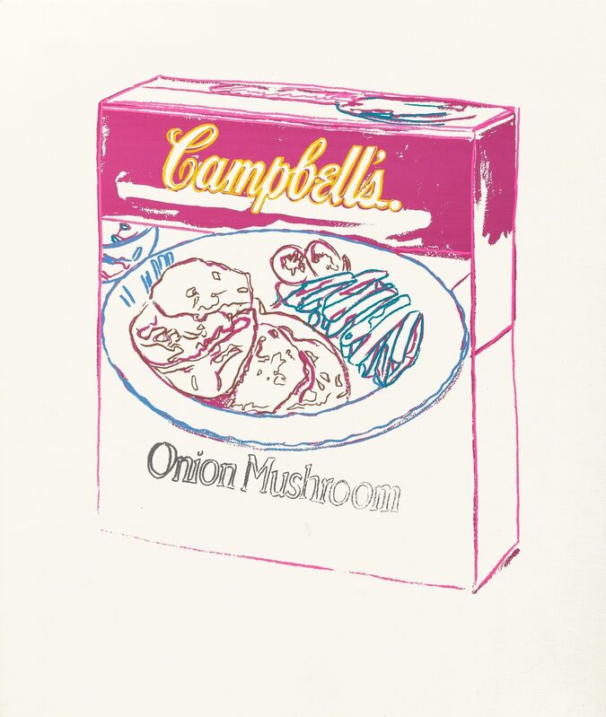 Andy Warhol, ‘Campbell's Soup Box Onion Mushroom’, 1986, Painting, Acrylic and silkscreen ink on canvas, Heritage Auctions