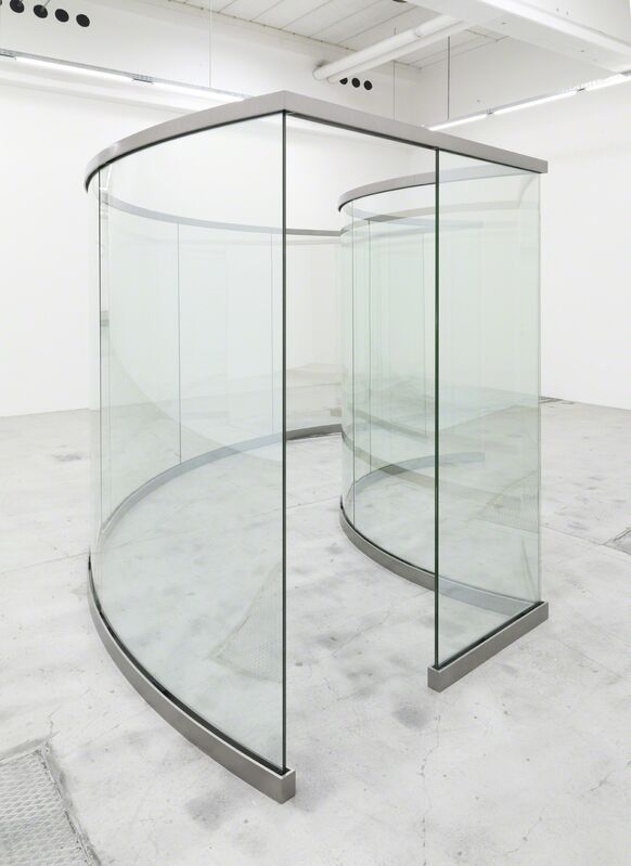 Dan Graham, ‘Tunnel of Love’, 2014, Installation, Stainless steel and two-way mirror, Galleri Nicolai Wallner