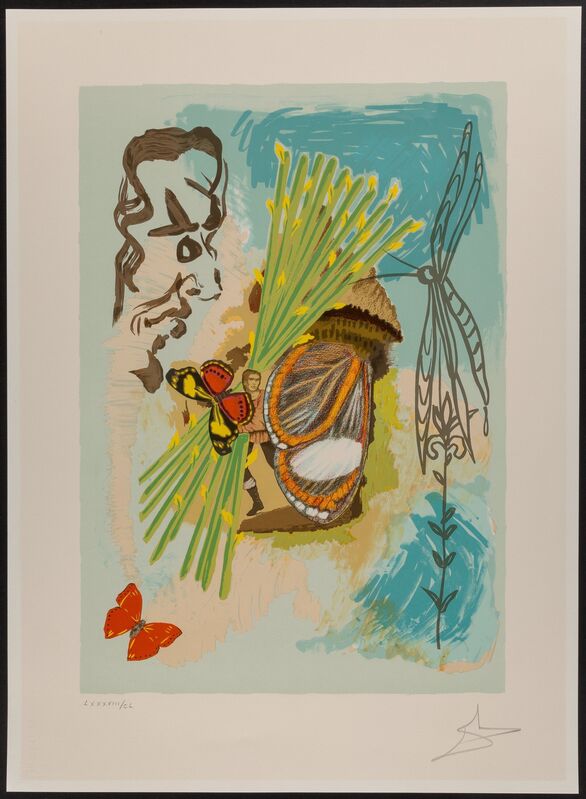 Salvador Dalí, ‘The Overseer, from Ivanhoe’, 1978, Print, Lithograph in colors on Arches paper, Heritage Auctions