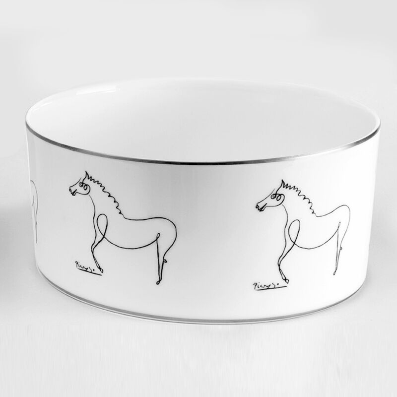 Pablo Picasso, ‘Serving Bowl (The Horse)’, 2016, Design/Decorative Art, Porcelain with silver trim, Artware Editions