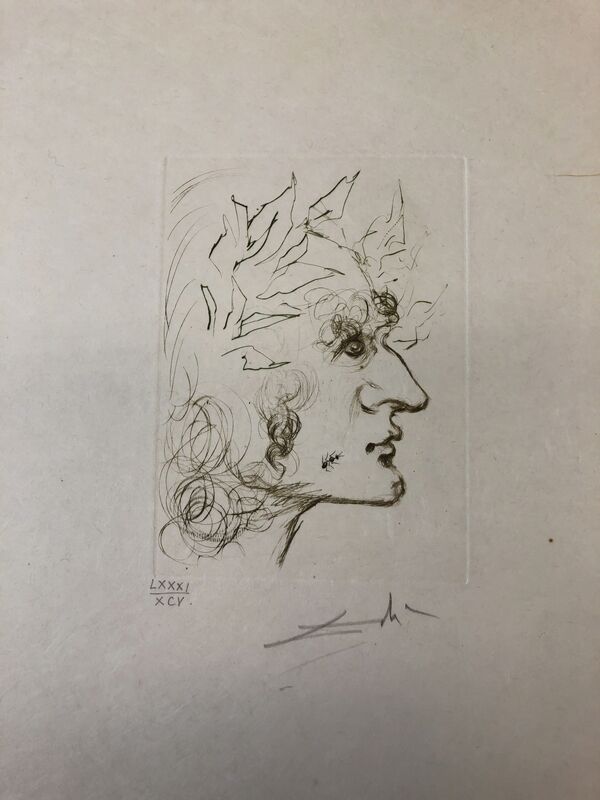 Salvador Dalí, ‘Julius Caesar From the series Shakespeare I’, 1968, Print, Etching, Galerie AM PARK