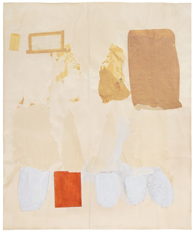 Robert Rauschenberg, ‘Untitled’, 1973, Drawing, Collage or other Work on Paper, Acrylic, graphite, paper bags, and envelopes on paper, San Francisco Museum of Modern Art (SFMOMA) 