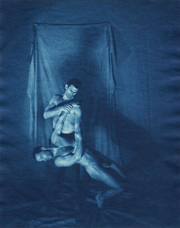 John Dugdale, ‘Icarus Falling’, 1993, Photography, Cyanotype, CLAMP