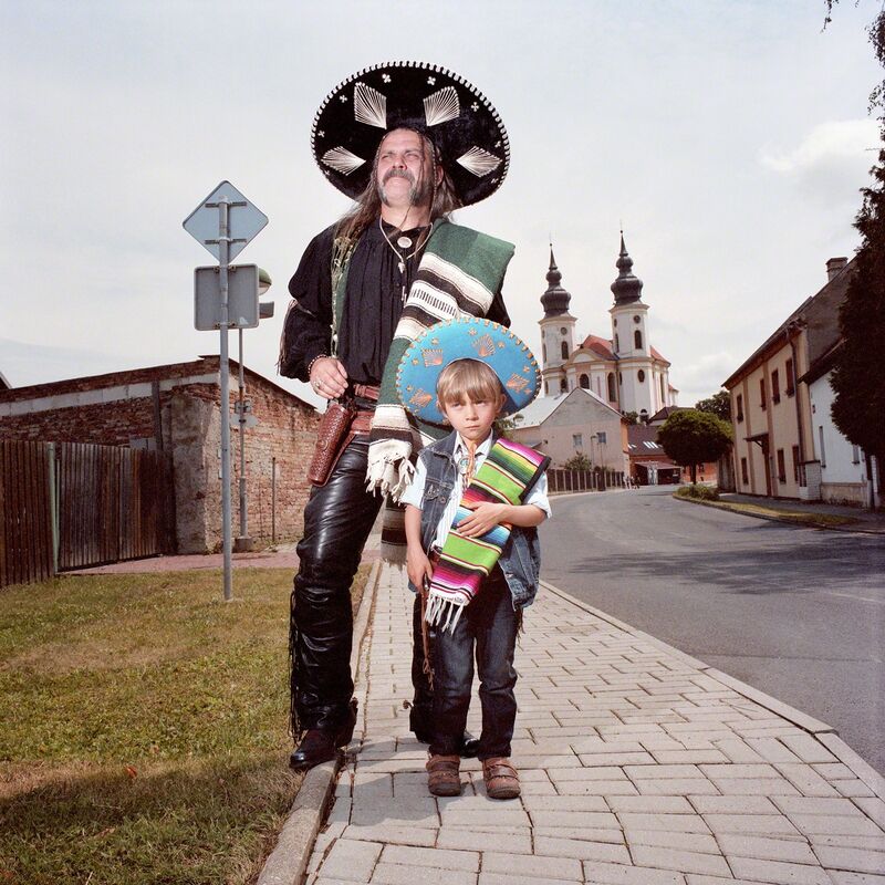 Naomi Harris, ‘'Mexican' Father and Son, Brezno, Czech Republic’, 2014, Photography, Archival Pigment Print, Circuit Gallery