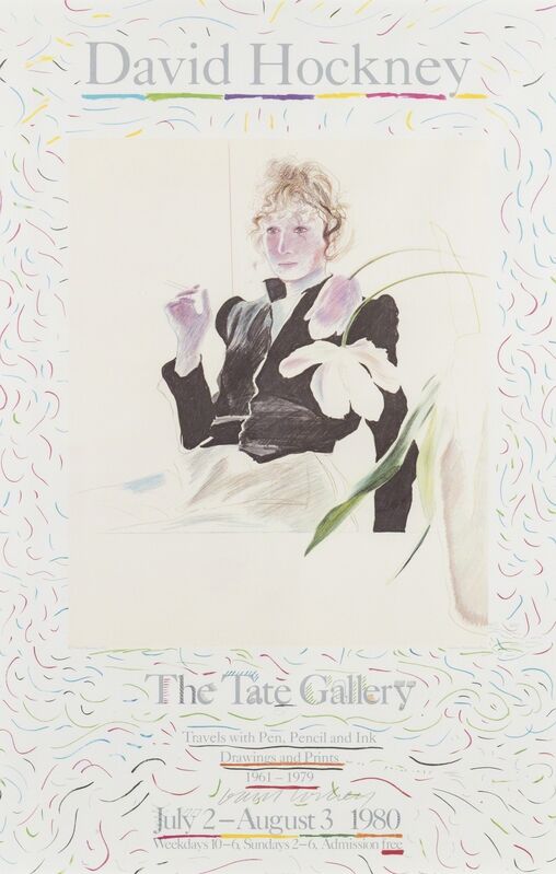 David Hockney, ‘Celia. Poster for The Tate Gallery’, 1980, Print, Offset lithograph printed in colours on wove paper, Forum Auctions