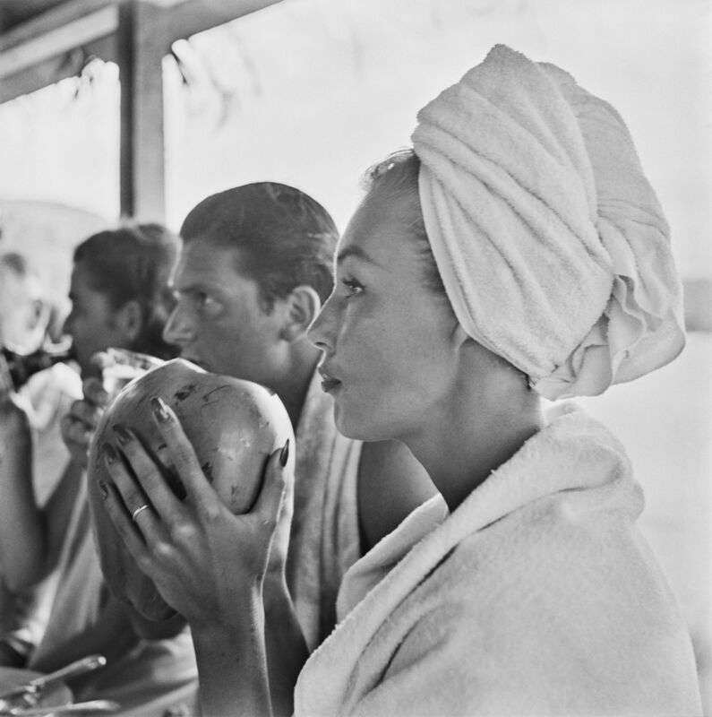 Slim Aarons, ‘Liz Pringle Refreshments in Jamaica’, 1953, Photography, C print, IFAC Arts