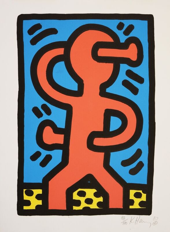 Keith Haring, ‘Untitled (See. Littmann P. 74)’, 1987, Print, Screenprint in colours, Forum Auctions