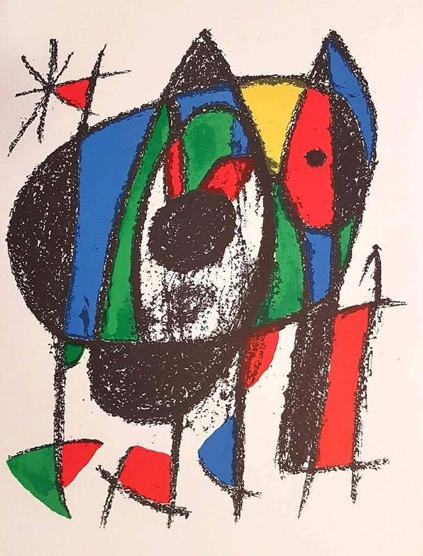 Joan Miró, ‘Mirò Lithographe II - Plate V ’, 1975, Print, Lithograph on paper, Wallector
