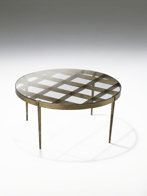 Gio Ponti, ‘Low table’, 1950’s, Design/Decorative Art, Brass frame, glass top, Nilufar Gallery