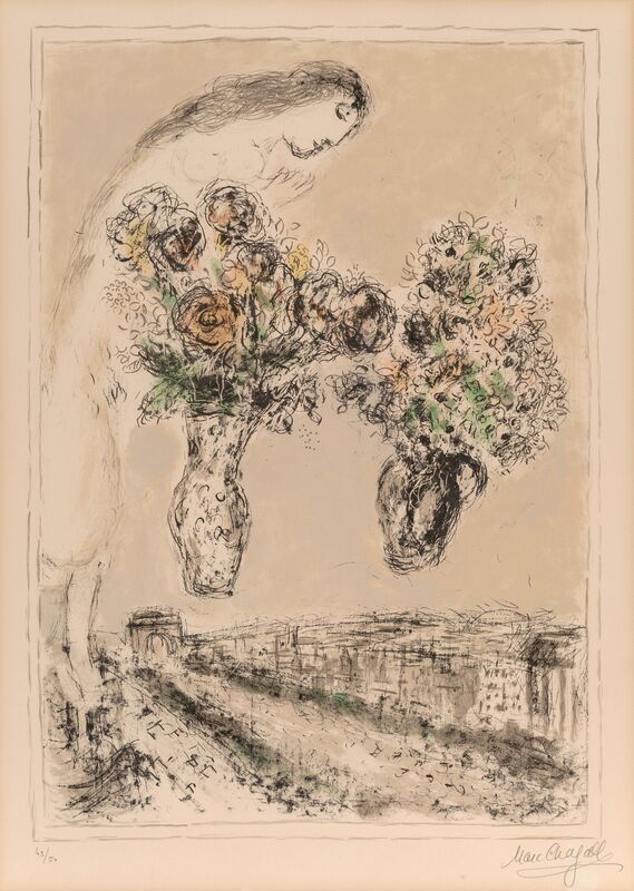 Marc Chagall, ‘Arc de Triomphe’, 1976, Print, Lithograph in colors on wove paper, Heritage Auctions