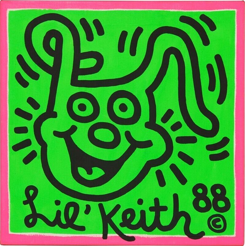 Keith Haring, ‘Untitled (Lil Keith)’, 1988, Painting, Acrylic on canvas, Opera Gallery