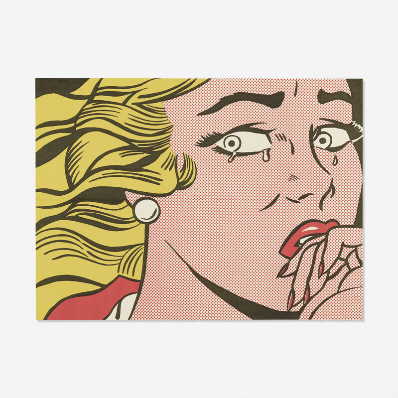 Roy Lichtenstein, ‘Crying Girl’, 1963, Print, Offset lithograph in colors (mailer), Rago/Wright/LAMA