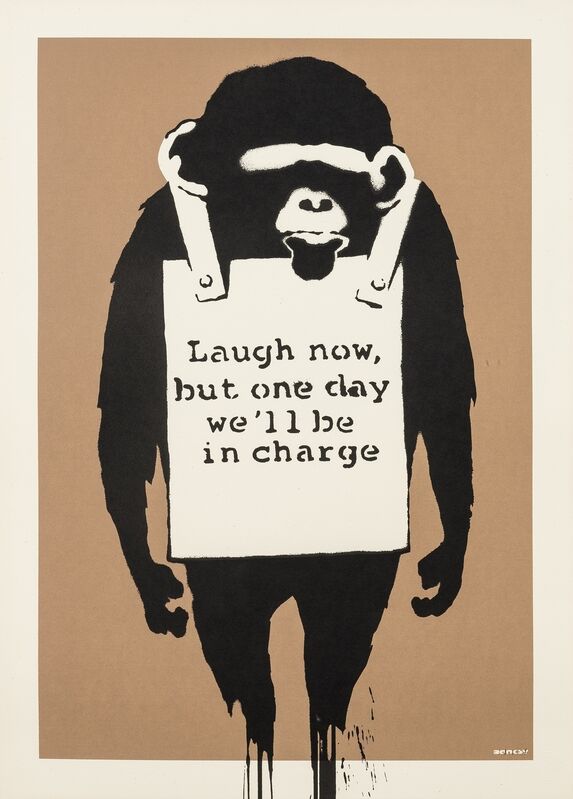 Banksy, ‘Laugh Now’, 2003, Print, Screenprint in colours, Forum Auctions