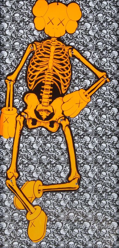 KAWS, ‘Skeletal Companion’, Print, Screenprint on paper (3), Julien's Auctions