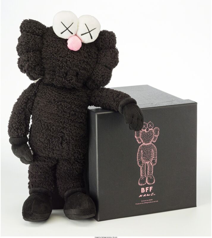 KAWS, ‘BFF’, 2016, Other, Black plush figure, Heritage Auctions