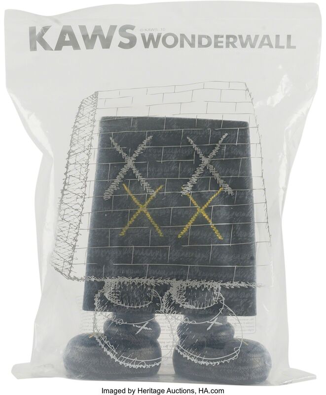 KAWS, ‘Wonderwall (Black)’, 2010, Other, Painted cast vinyl, Heritage Auctions
