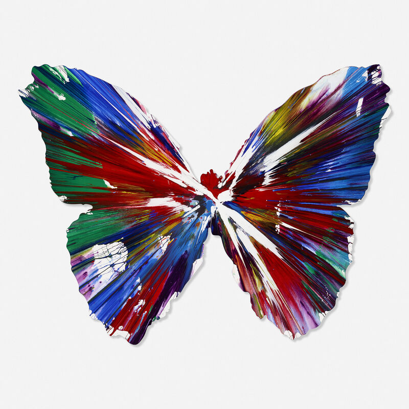 Damien Hirst, ‘Signed Butterfly Spin Painting’, 2009, Painting, Acrylic on paper, Rago/Wright/LAMA