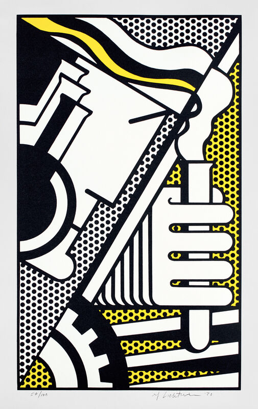 Roy Lichtenstein, ‘Chem IA, from Peace Through Chemistry Series’, 1970, Print, Screenprint in colors, on Arjomari paper, with full margins., Phillips