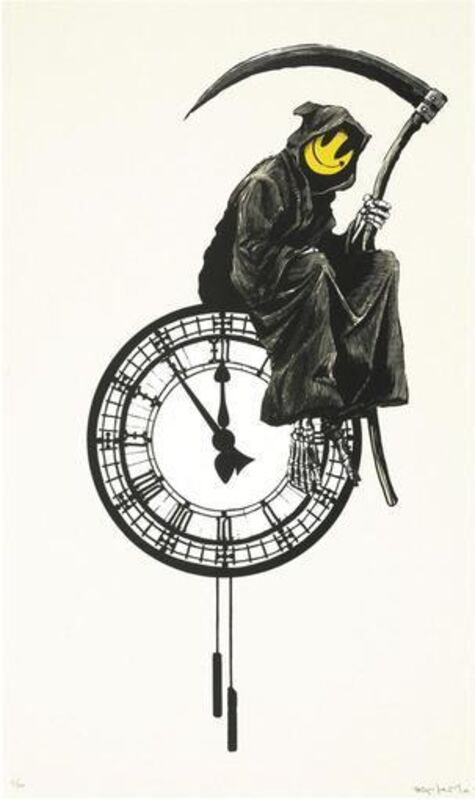 Banksy, ‘BANKSY GRIN REAPER SIGNED & NUMBERED BY ARTIST’, 2005, Print, Screen Print on paper, Arts Limited