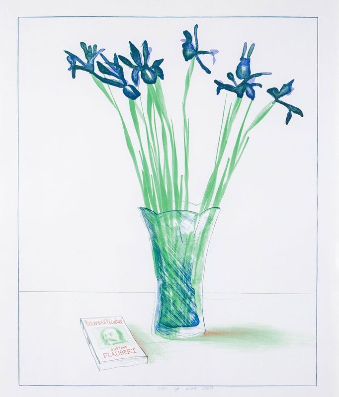 David Hockney, ‘Irises’, 1973, Print, Offset Lithograph, Caviar20