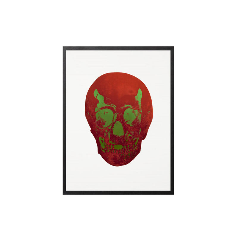 Damien Hirst, ‘The Dead (Chili Red Lime Green Skull)’, 2009, Print, Color Foil Block Print on Arches 88 paper, Weng Contemporary