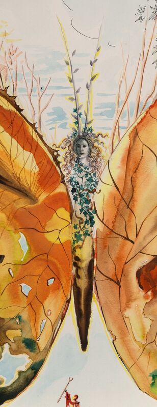 Salvador Dalí, ‘Venus Butterfly’, 1947, Drawing, Collage or other Work on Paper, Gouache, watercolor, India ink, pencil and collage on card, Heritage Auctions