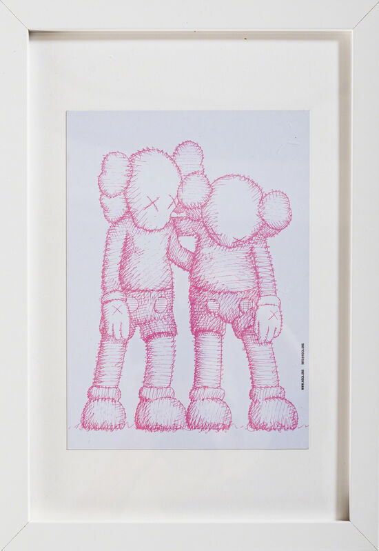 KAWS, ‘HOCA FOUNDATION «ALONG THE WAY» SHOW CARD’, 2019, Other, Invitation card of the HOCA foundation for the exhibition «Along the Way» in Hong Kong, DIGARD AUCTION