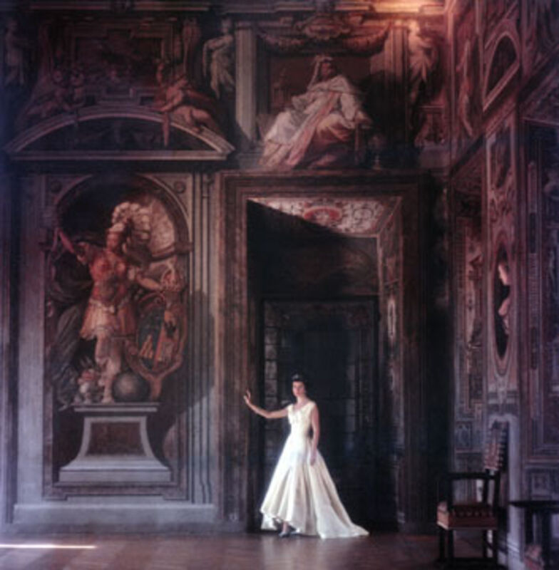 Slim Aarons, ‘I Call It Home, 1960: Donna Domitilla Ruspoli in the Palazzo Ruspoli in Rome’, 1960, Photography, C-Print, Staley-Wise Gallery
