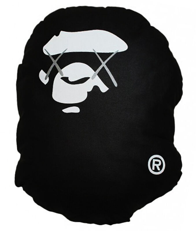 KAWS, ‘A Bathing Ape pillow (screenprint edition of 100)’, 2001, Print, Screenprint on cotton  with polyester fill, EHC Fine Art Gallery Auction
