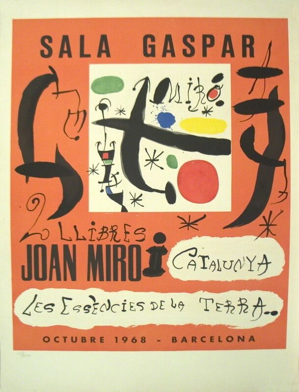 Joan Miró, ‘2 Llibres: Joan Miro i Catalunya-Les Essencies De La Terra’, 1968, Ephemera or Merchandise, Stone Lithograph, ArtWise