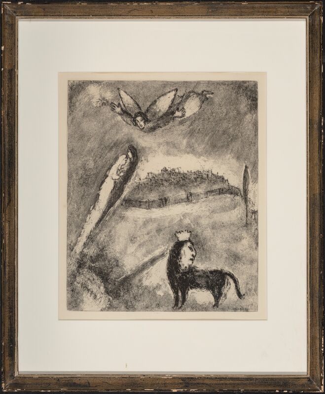 Marc Chagall, ‘Salut Pour Jerusalem, from Bible’, 1956, Print, Etching on Arches paper, Heritage Auctions