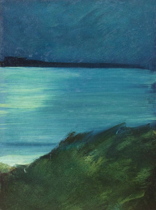 Henry Prellwitz, ‘Moonlight Bay’, Date unknown, Painting, Oil on board, Questroyal Fine Art