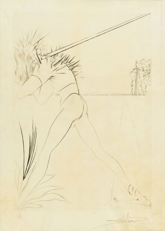 Salvador Dalí, ‘Il y a des soldates... (M&L 594; Field 73-8.I)’, 1973, Print, Engraving, Forum Auctions