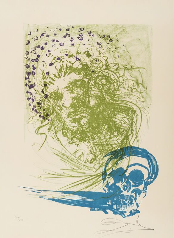 Salvador Dalí, ‘Old Age (from Edades de la Vida) (M&L 1434; Field 72-1-D)’, 1973, Print, Lithograph printed in colours, Forum Auctions