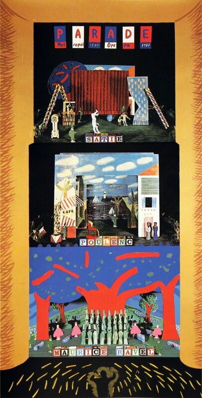 David Hockney, ‘Triple Bill: The Rite of Spring, Le Rossignol, and Oepidus Rex’, 1980, Ephemera or Merchandise, Serigraph, ArtWise