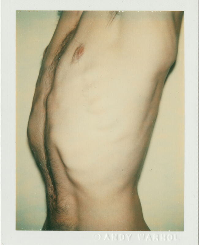 Andy Warhol, ‘Nude Male Model’, ca. 1977, Photography, Unique Polaroid print, Hedges Projects