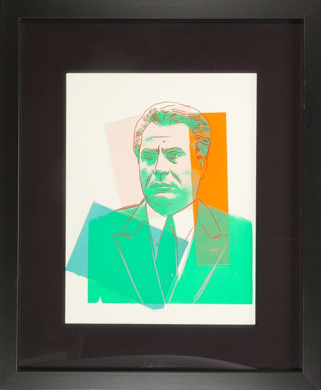 Andy Warhol, ‘John Gotti’, 1986, Print, Screenprint with colored paper collage, Heritage Auctions